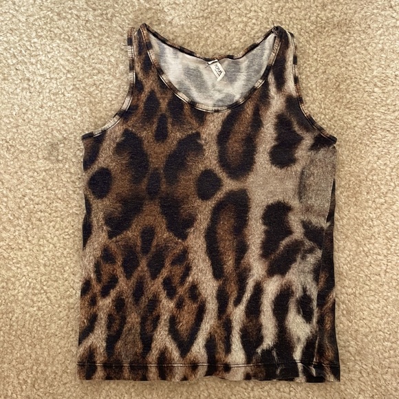 Popupshop Animal Print Tank Top 4T - Picture 2 of 7
